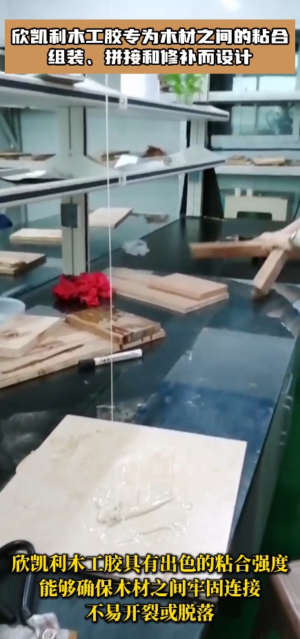 欣凱利木工膠專(zhuān)為木材之間的粘合、組裝、拼接和修補(bǔ)而設(shè)計(jì)